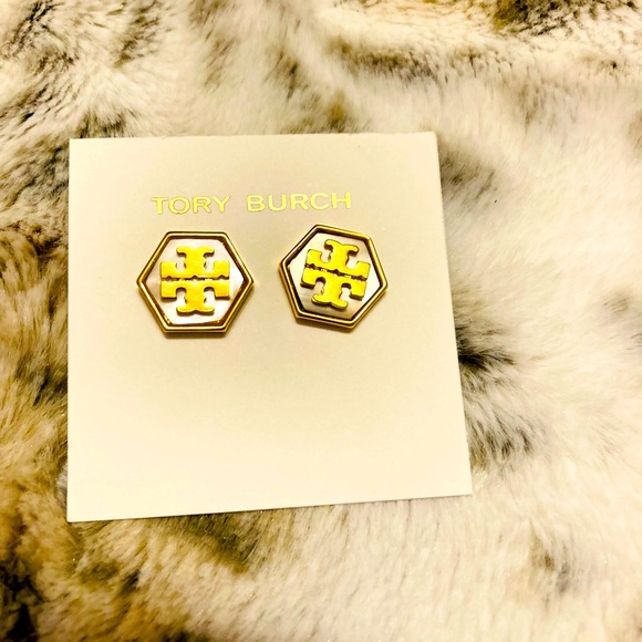 Tory Burch Jewelry - Tory Burch Mother Pearl Stud Earrings